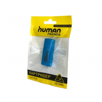 Human Friends Ribbon Blue